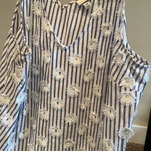 a new day Floral Blouse